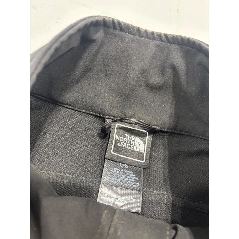 The North Face Apex Bionic Softshell Jacket Mens Large Black Full Zip Windproof